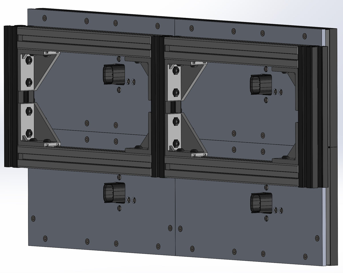 4 Panels, 2x2 Signboard Kit view 3