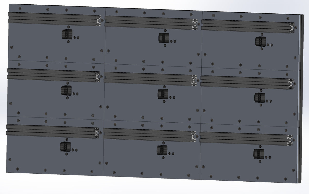 9 Panel, 3x3 Signboard Kit view 2
